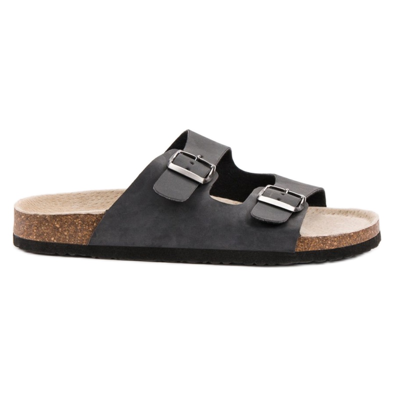 Chinelos femininos confortáveis preto