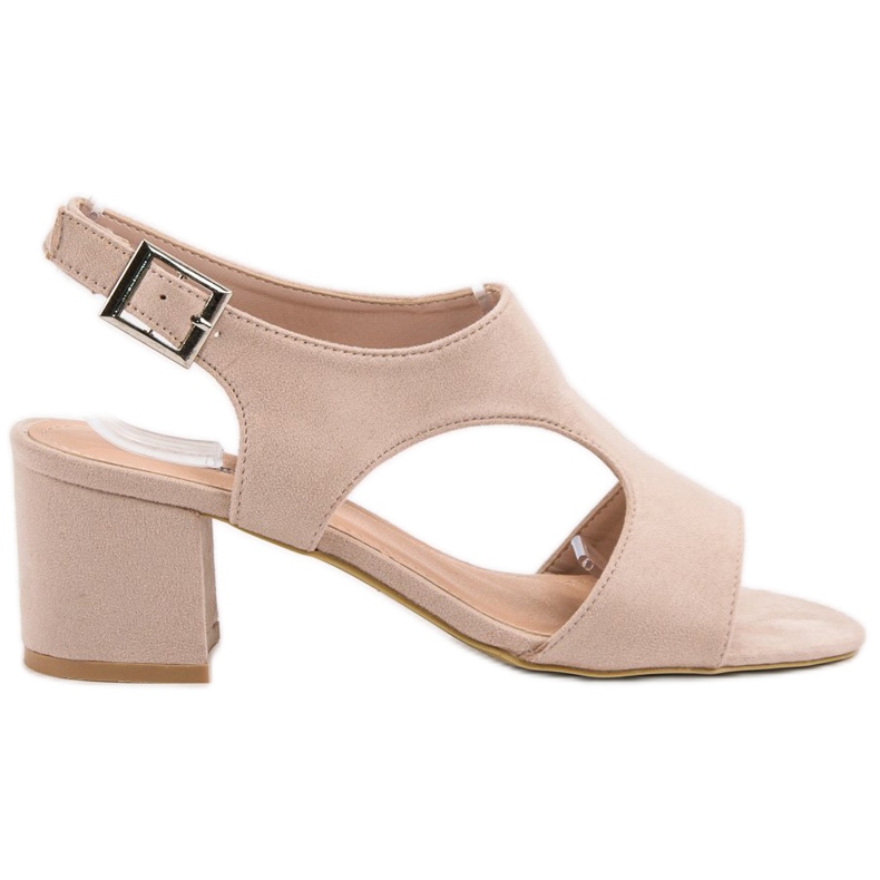 Queen Vivi Sandálias de camurça castanho