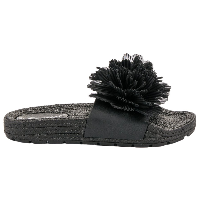 Seastar Chinelos pretos com flores