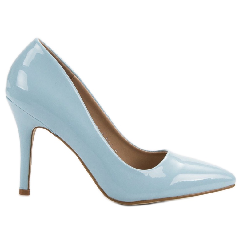 Alfinetes envernizados azul