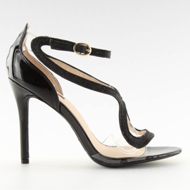 Sandálias pretas 1443 Preto II-GAT