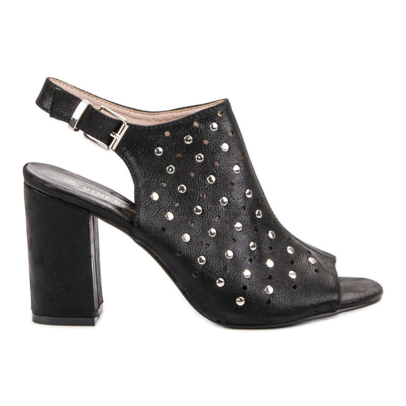 Sandálias VINCEZA com jatos preto
