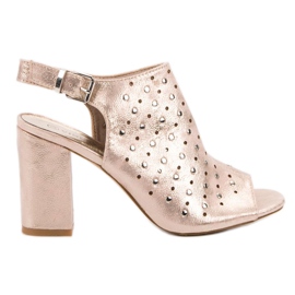 Sandálias VINCEZA com jatos amarelo