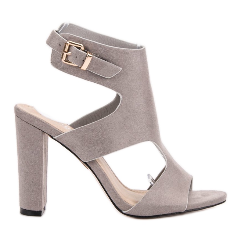 Seastar Sandálias Elegantes de Camurça cinza