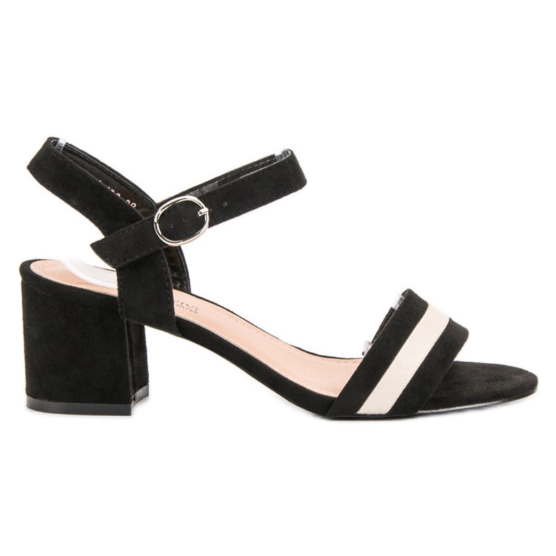 Queen Vivi Sandálias elegantes de salto alto preto