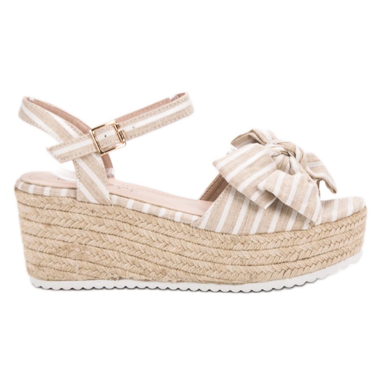 Seastar Sandálias de cunha com arco castanho Seastar Sandálias de cunha com arco castanho