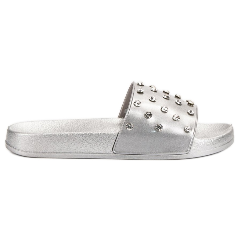 SHELOVET Chinelos femininos confortáveis cinza