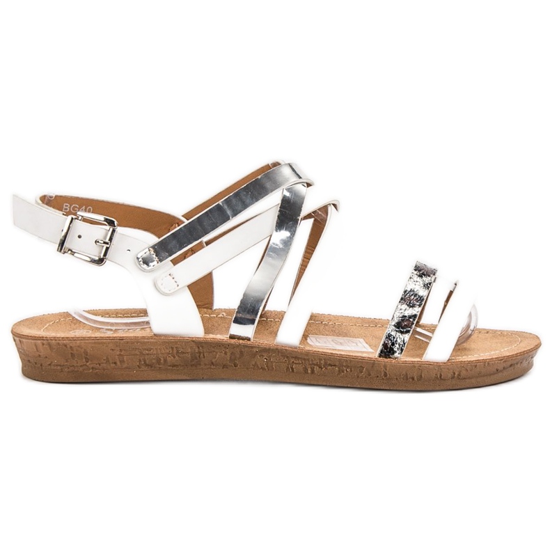 Seastar Sandálias brancas elegantes branco