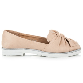 Vices Sapatos de camurça com decorações brilhantes castanho