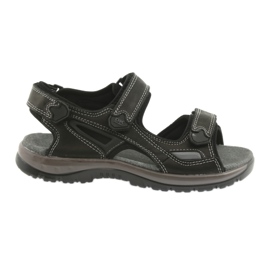 Sandálias de velcro light EVA DK fundo preto