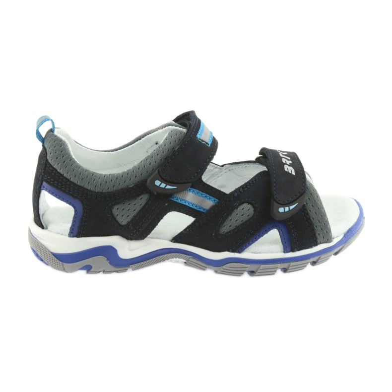 Nabos masculinos da Sandals Bartek azul marinho e cinza