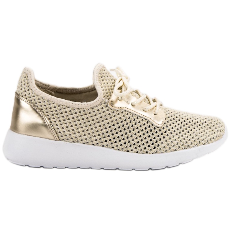 SHELOVET Calçados esportivos de malha amarelo