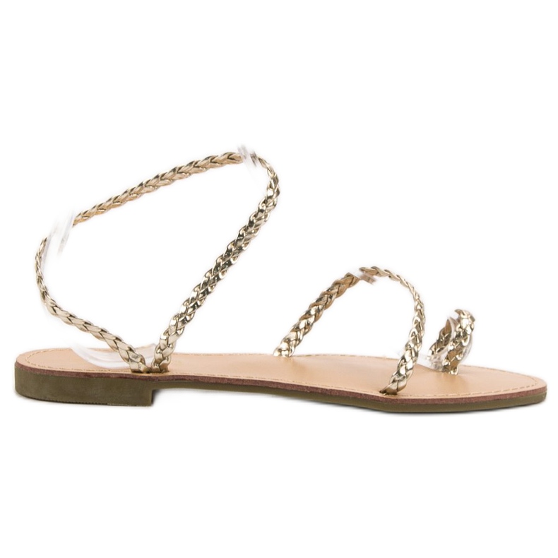 Comer Sandálias Slip-On Femininas amarelo