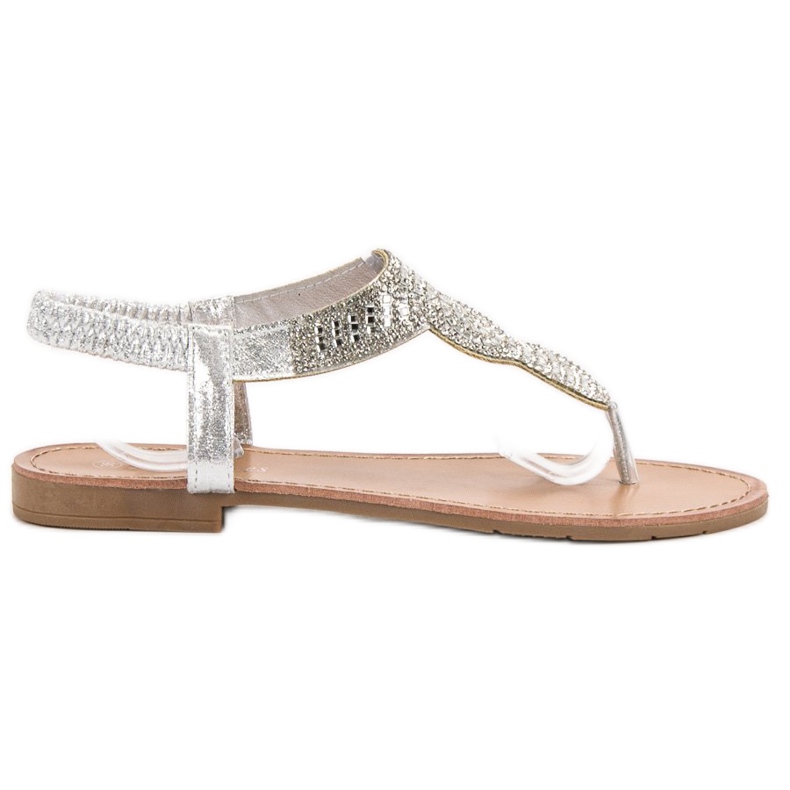 SHELOVET Sandálias Japonesas Slip-on cinza