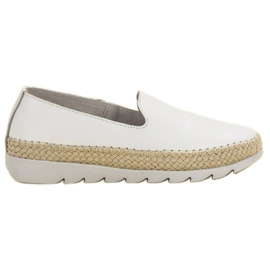 Filippo Sapatos de couro slip-on branco