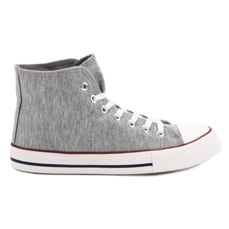 Jumex Tênis cinza alto