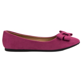 Ch. Creation Suede Ballerina In Spitz rosa