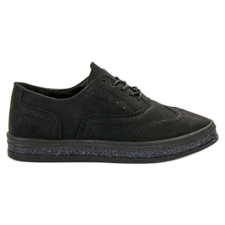 SHELOVET Black Brogues preto