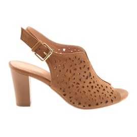 Espinto Sandálias abertas no 317 Brown Post marrom