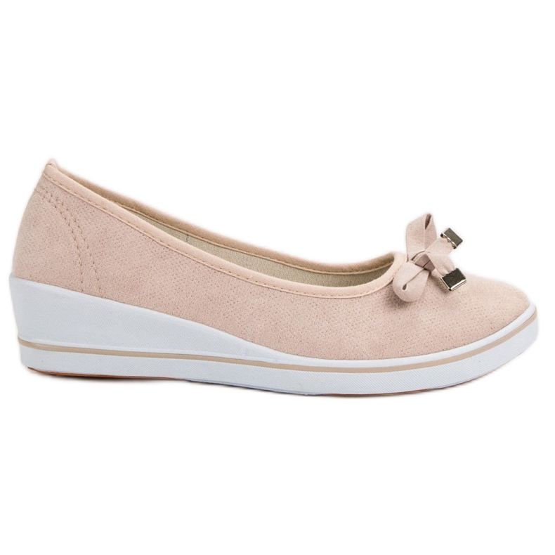 SHELOVET Bombas de cunha castanho