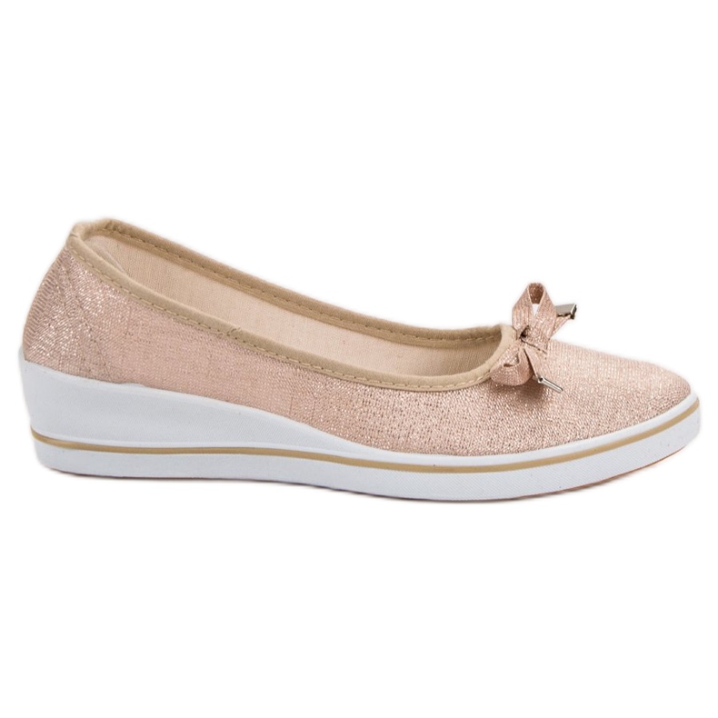 SHELOVET Wedge Ballerina castanho