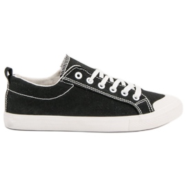 SHELOVET Tênis preto baixo SHELOVET Tênis preto baixo