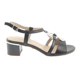 Sandálias com a decoração Caprice 28211 azul marinho azul-marinho cinza