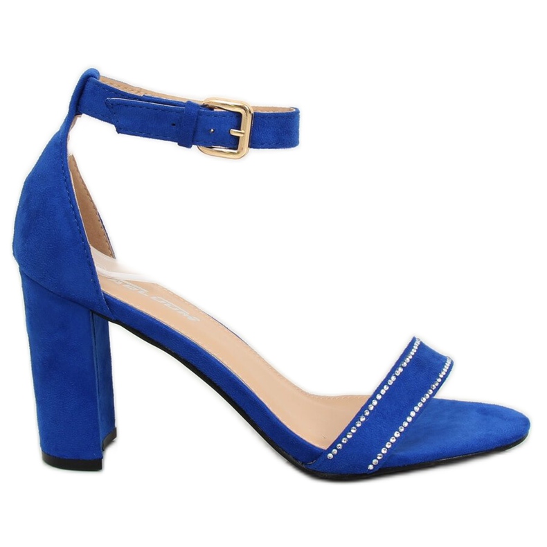 Sandálias na marinha pós-cobalto A8020 azul azul marinho