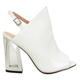 Sandálias femininas brancas KSL705-9 Branco