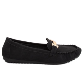 Mocassins femininos negros VS-685 Preto Mocassins femininos negros VS-685 Preto