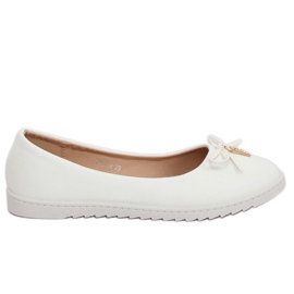 Bailarinas femininas brancas YSD-04 Branco