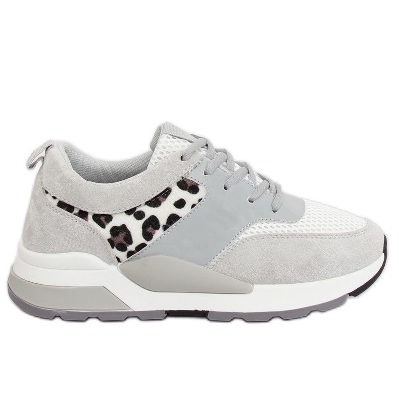 Tênis esportivos cinza JRX308 cinza multicolorido