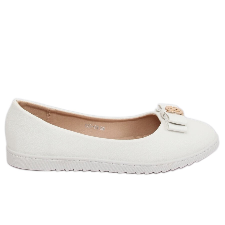 Bailarinas femininas brancas YSD-03 Branco