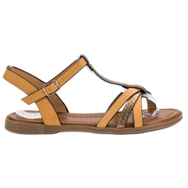 Small Swan Sandálias casuais castanho