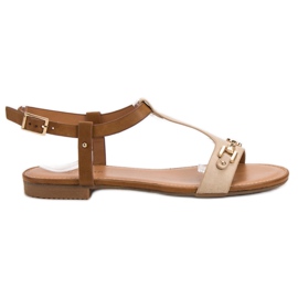 Small Swan Sandálias casuais marrom