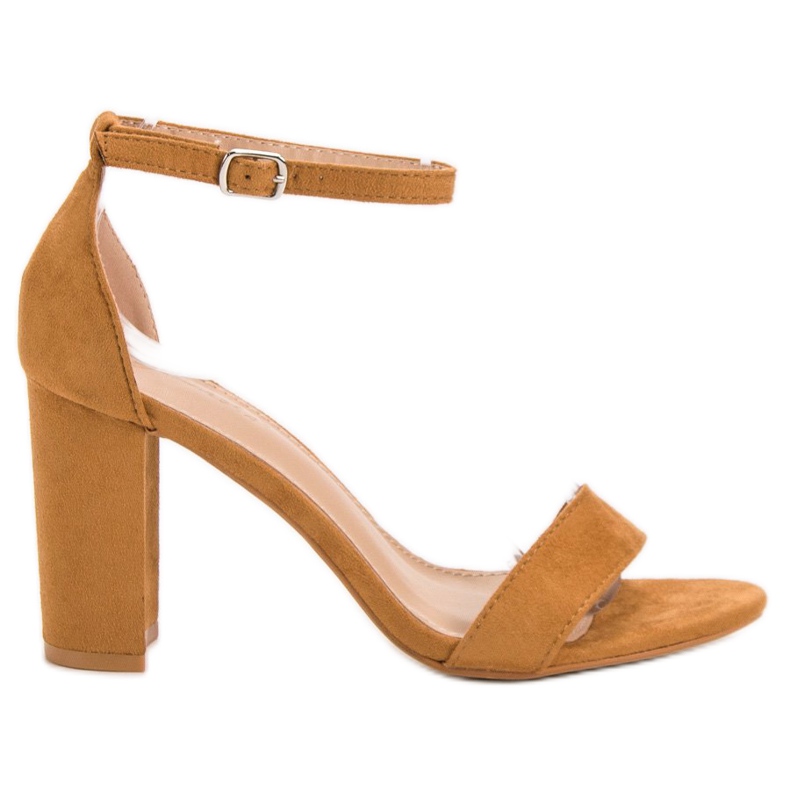 Anesia Paris Sandálias Sexy Camel castanho