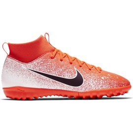 Chuteiras Nike Mercurial Superfly X 6 Academy Tf Jr AH7344-801 multicolorido laranja