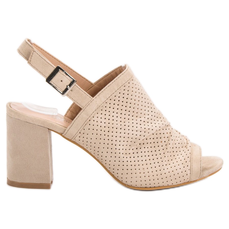 Sixth Sense Sandálias a céu aberto em um bar castanho