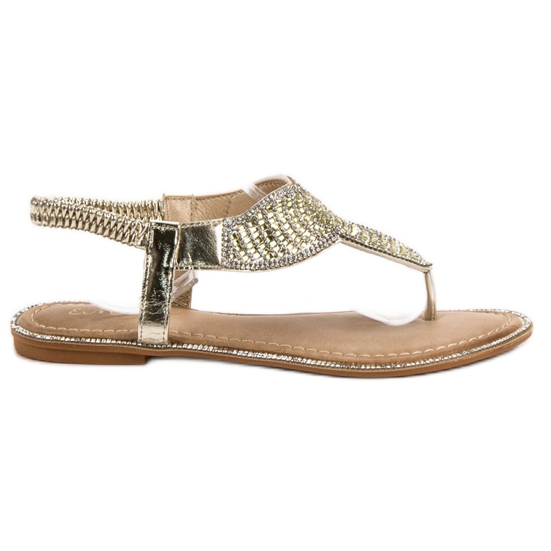 Encor Sandálias japonesas elegantes amarelo