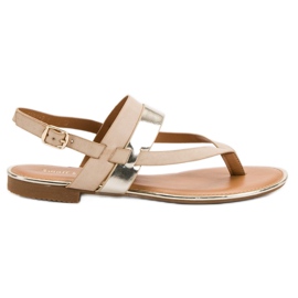 Small Swan Sandálias japonesas castanho Small Swan Sandálias japonesas castanho