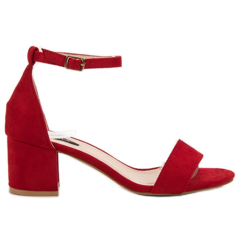 Sandálias de camurça VICES vermelho Sandálias de camurça VICES vermelho