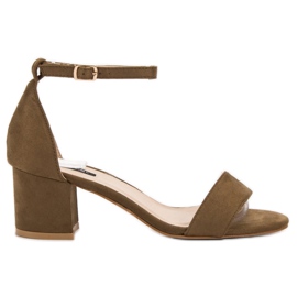 Sandálias de camurça VICES castanho