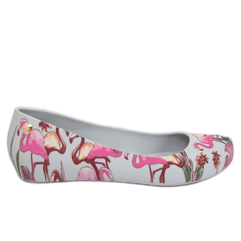 Meliski com flamingos cinza CK85 Gray tolet multicolorido