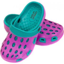 Chinelos Aqua-speed Silvi Jr col 09 violeta azul tolet