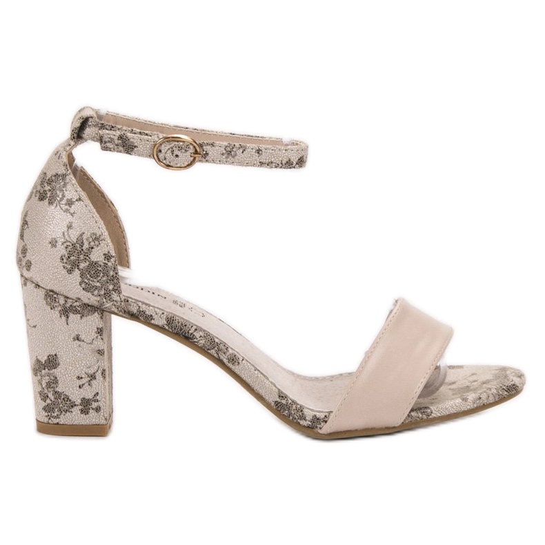 Goodin Sandálias elegantes de salto alto castanho