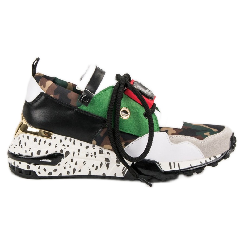 Tênis VICES da moda branco multicolorido Tênis VICES da moda branco multicolorido