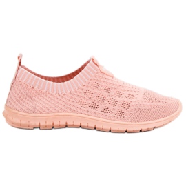 Renda Calçado feminino rosa