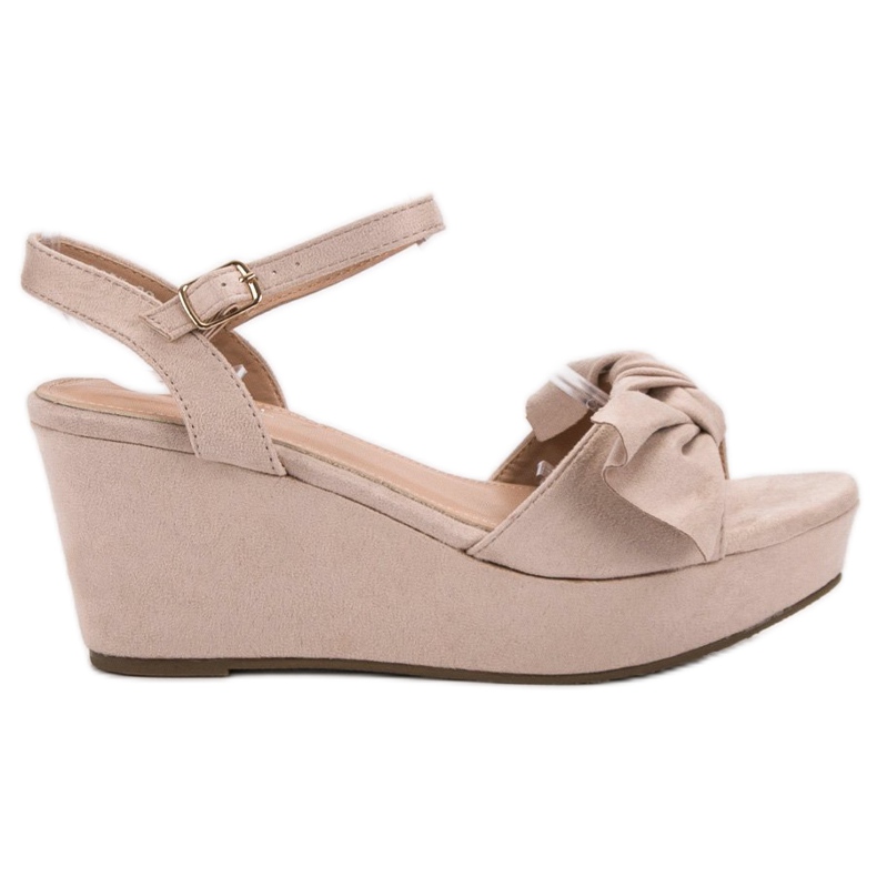 SHELOVET Sandálias na plataforma rosa