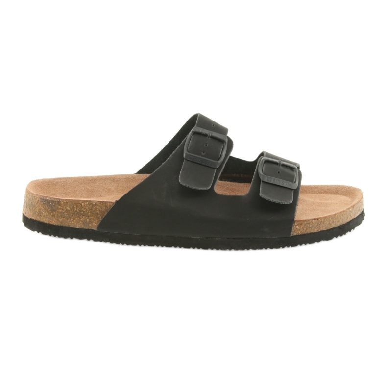 Chinelos pretos Big Star 174605 masculinos