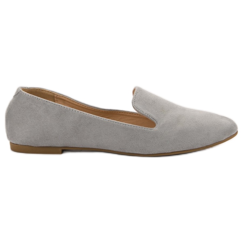 Lily Shoes Suede Lords cinza